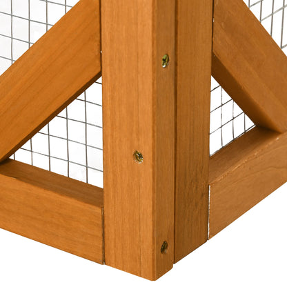 PawHut Outdoor Wooden Cat House Catio Shelter with Platforms & Weatherproof Roof